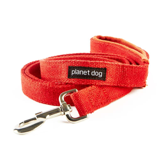 Planet Dog Solid Hemp Collar, Orange, Small